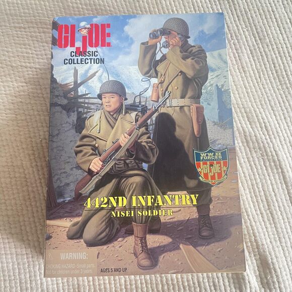 Vintage GI Joe 442nd Infantry Nisei Soldier Figure WWII Classic Collection 1990s - Picture 1 of 16